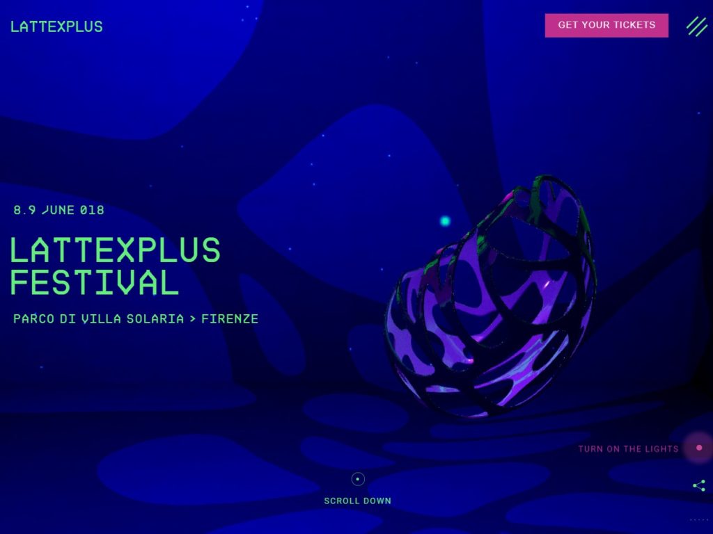 LattexPlus Festival CSS Design Awards Winner sites gallery