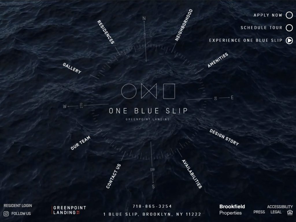 One Blue Slip CSS Design Awards Winner sites gallery