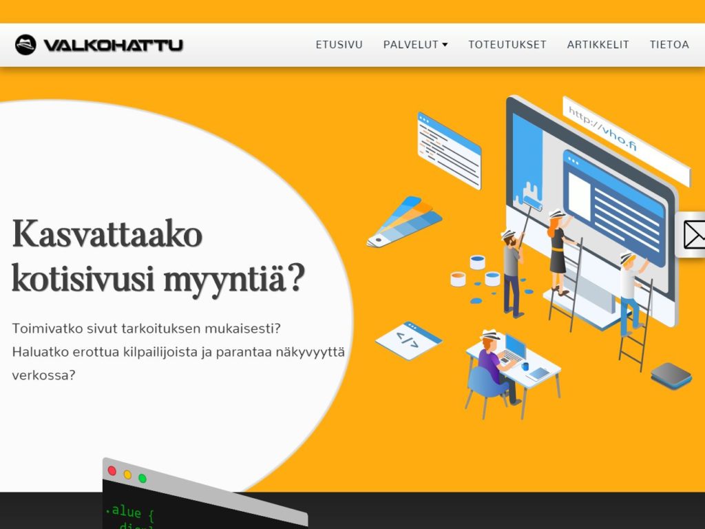 Valkohattu CSS Design Awards Winner sites gallery
