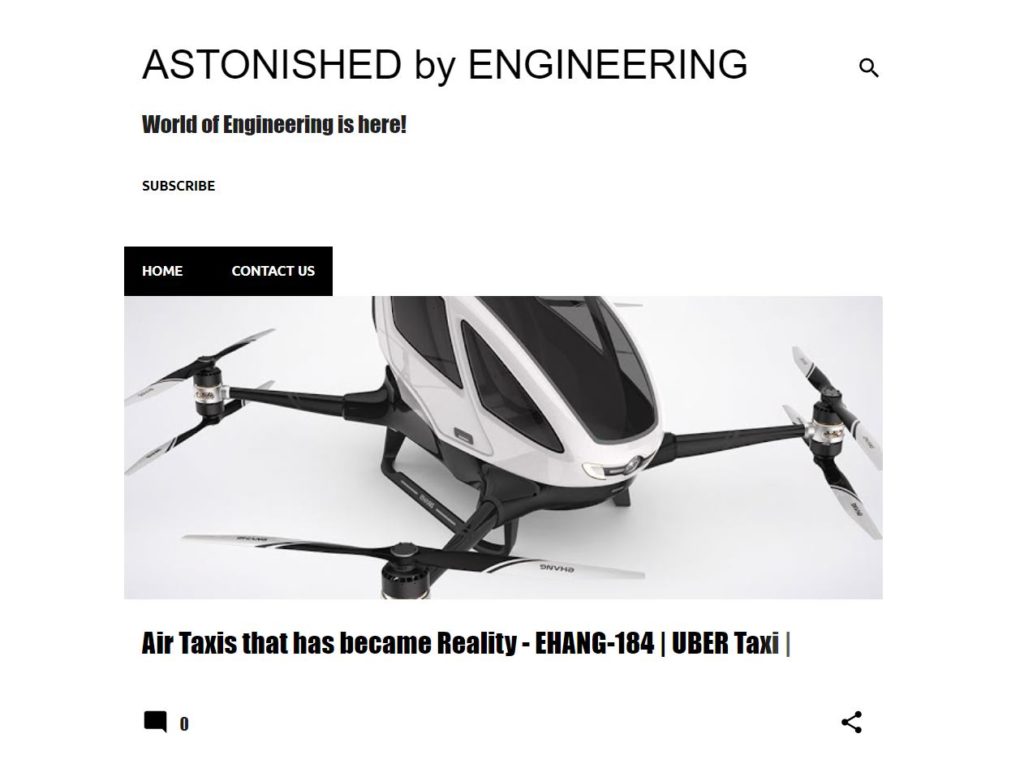 Astonished by Engineering CSS design awards gallery