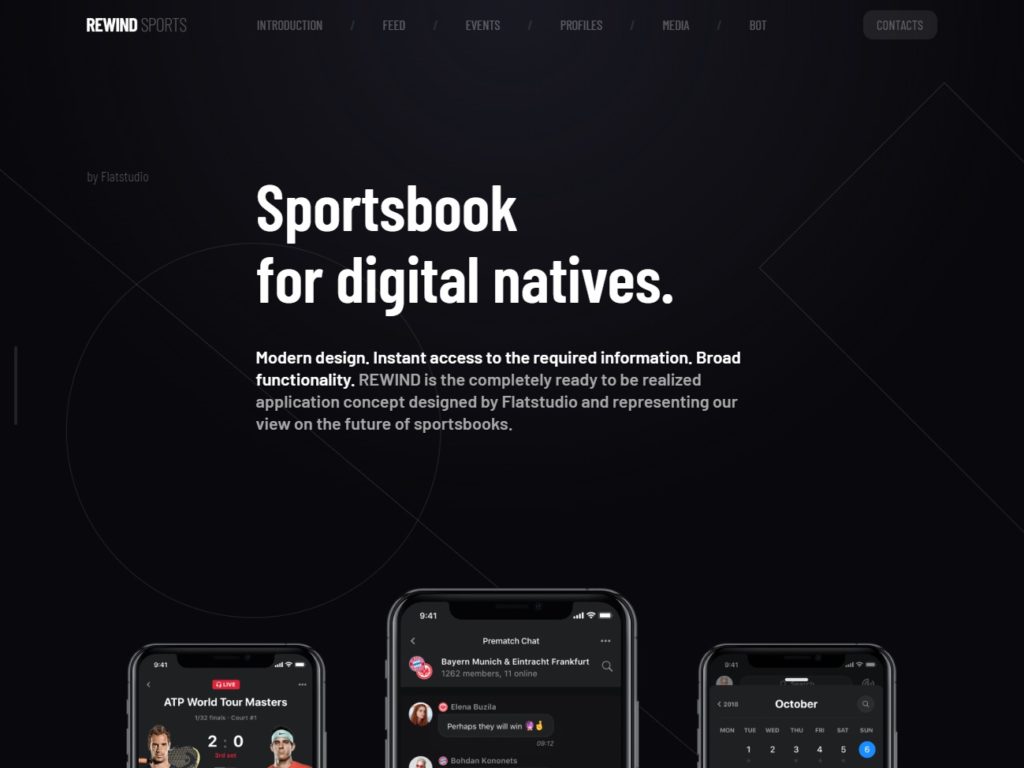 Rewind App CSS Design Awards Winner sites gallery