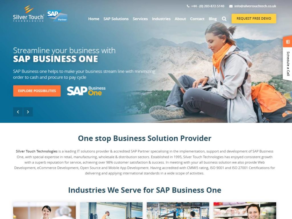 Silver Touch Technologies CSS Design Awards Winner sites gallery
