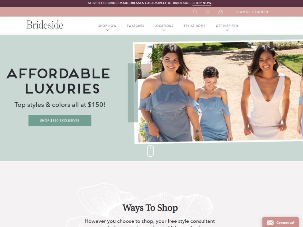 Brideside CSS Design Awards Winner sites gallery