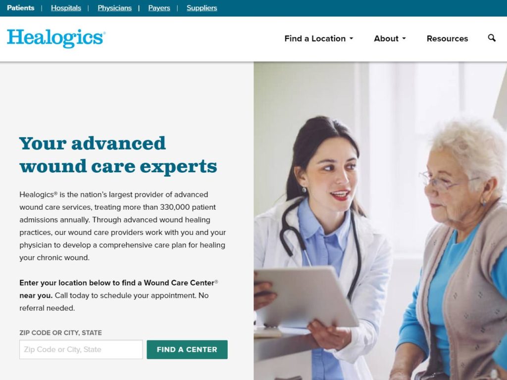 Healogics CSS Design Awards Winner sites gallery