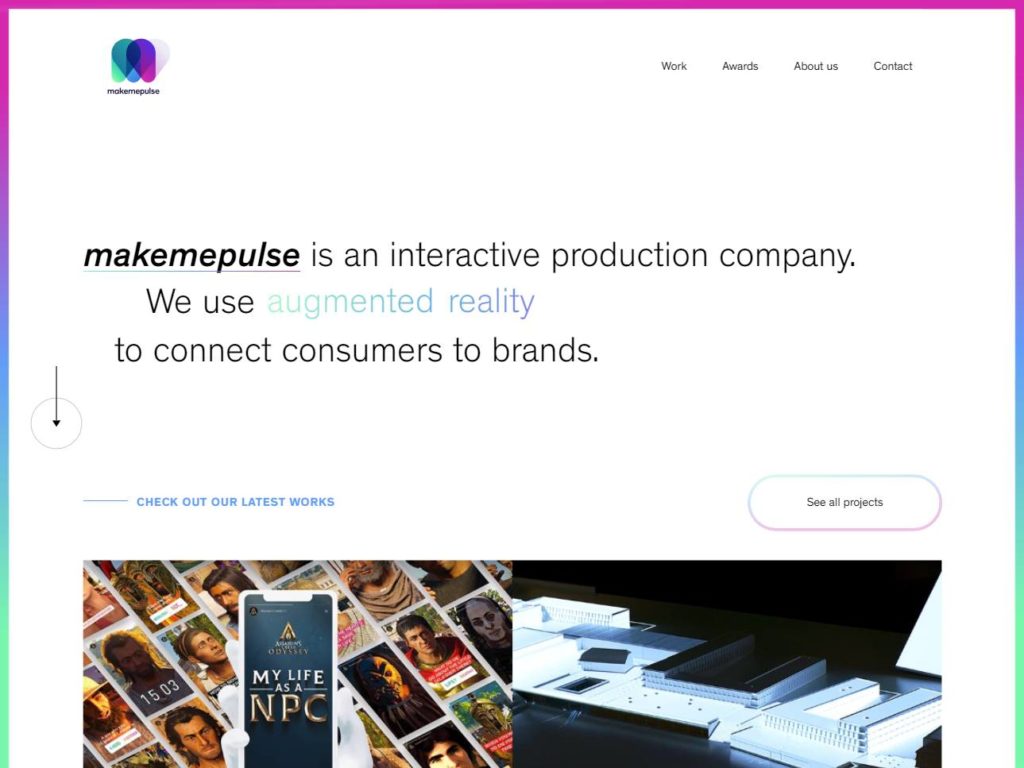 Make Me Pulse CSS Design Awards Winner sites gallery