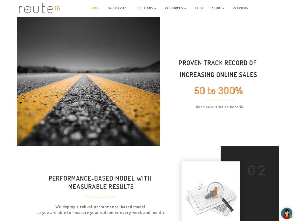 Route 16 CSS Design Awards Winner sites gallery