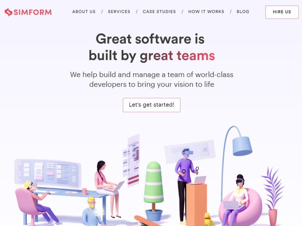 Simform CSS Design Awards Winner sites gallery