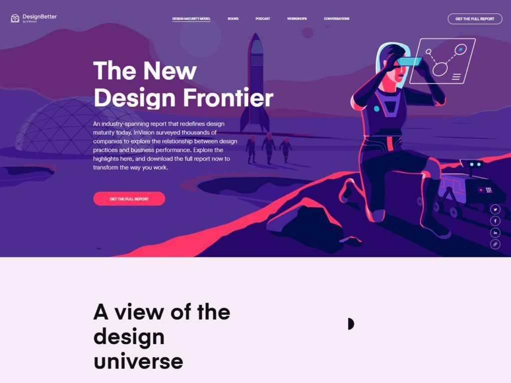 The New Design Frontier CSS Design Awards Winner sites gallery