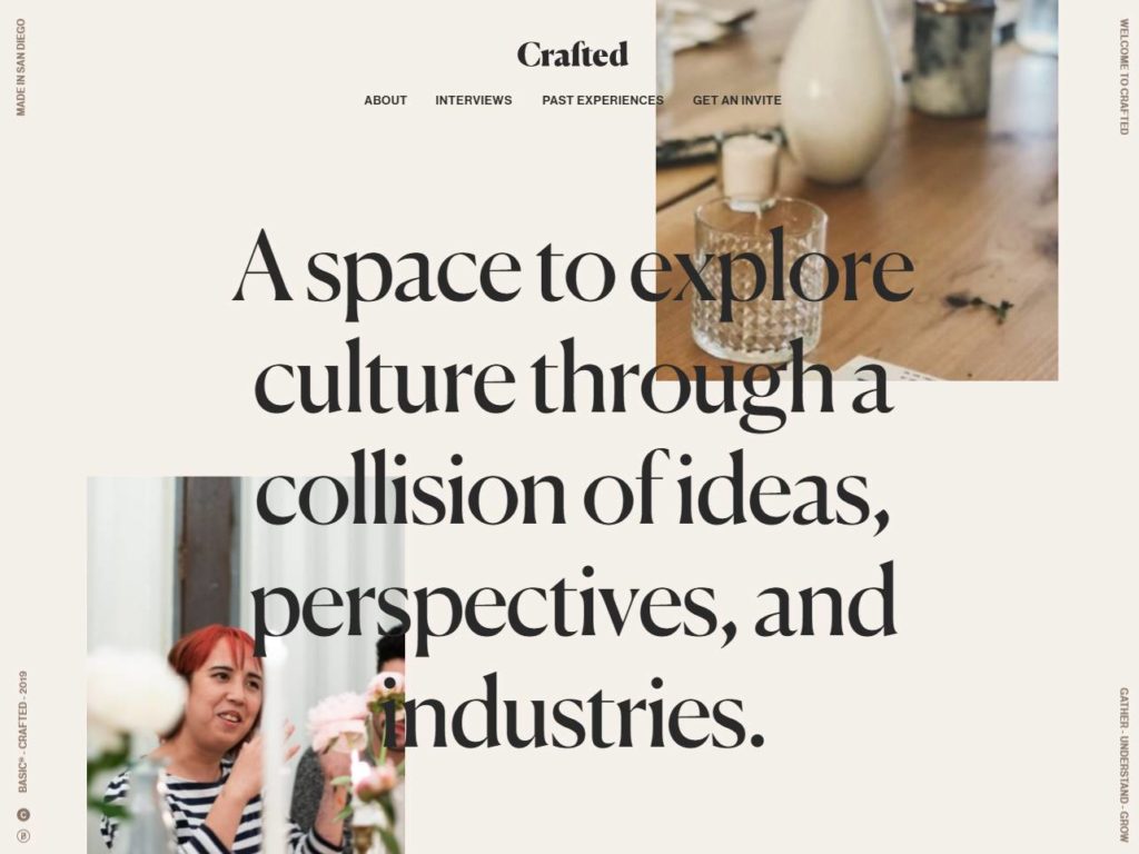 Crafted by BASIC® CSS Design Awards Winner sites gallery