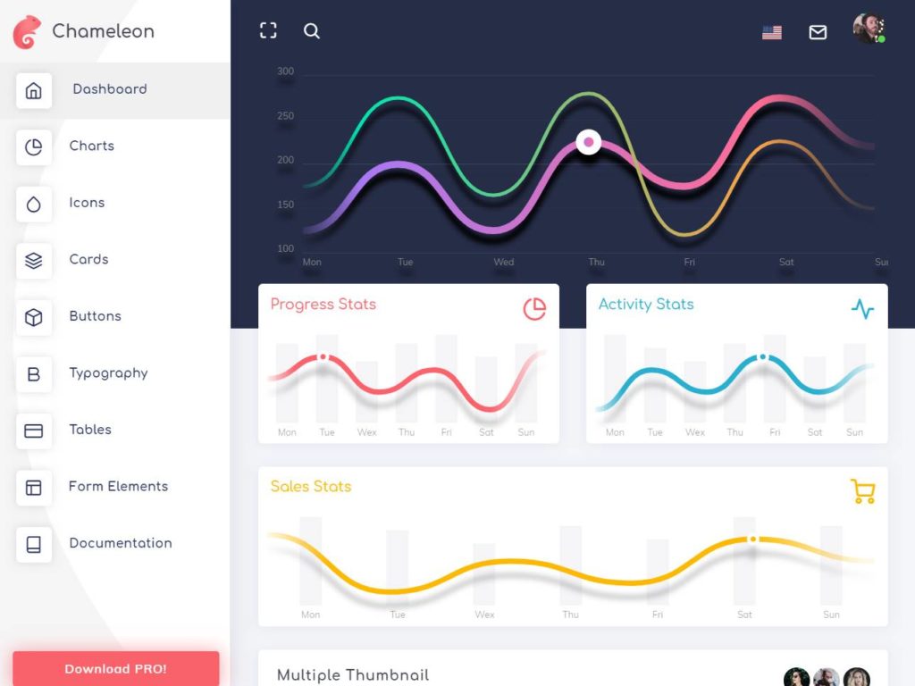 Chameleon Bootstrap Template