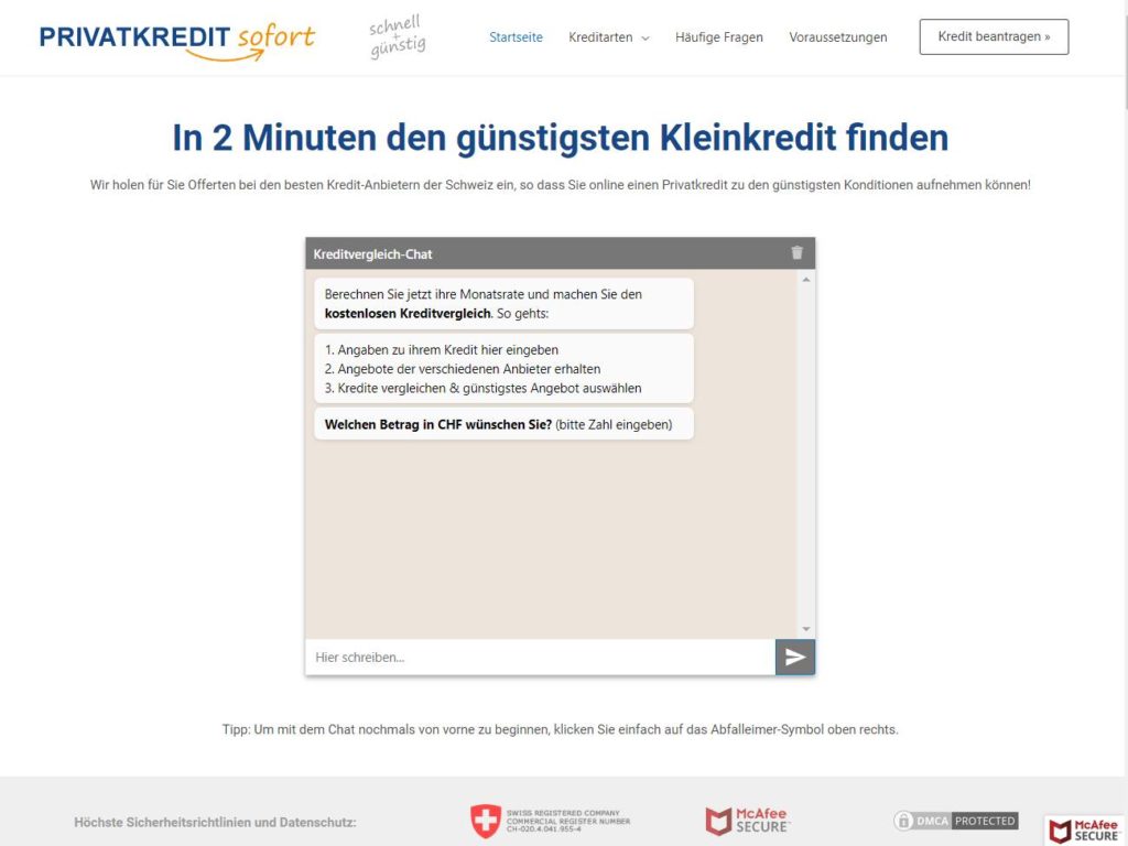 privatkreditsofort