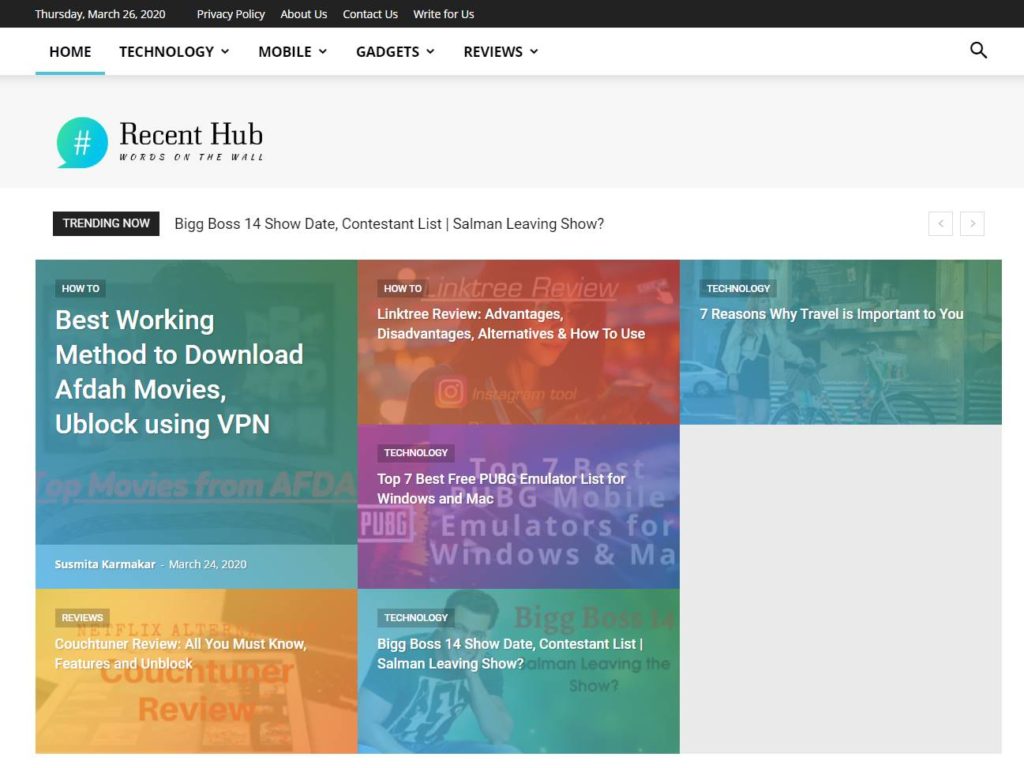 Recent Hub
