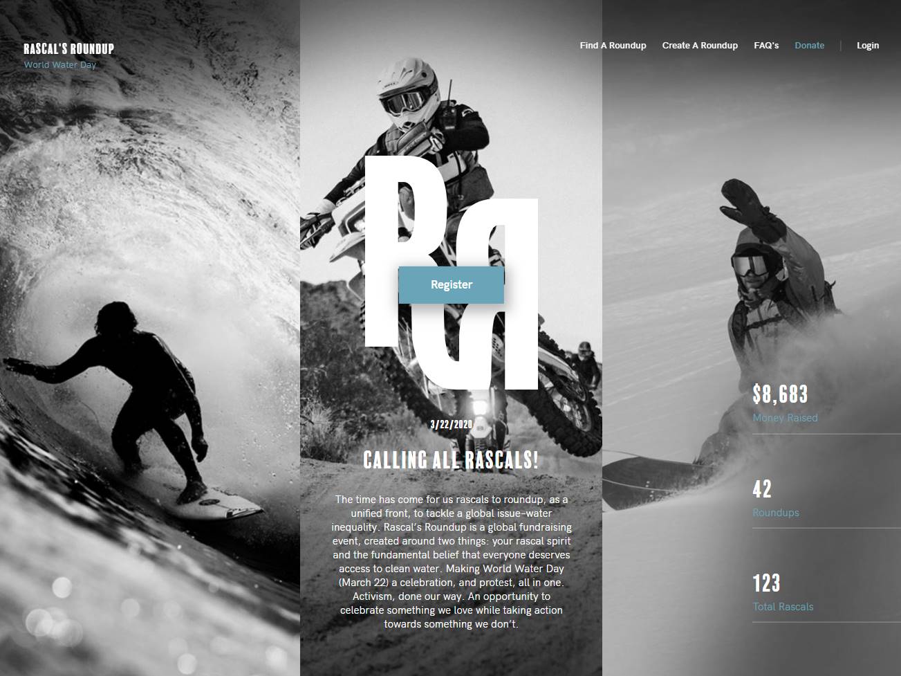 Rascal’s Roundup - Sites Gallery CSS Design Awards Winner