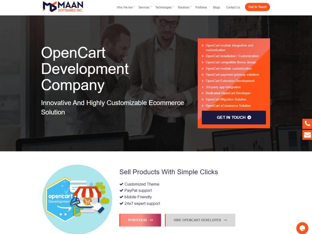 Maan Softwares OpenCart