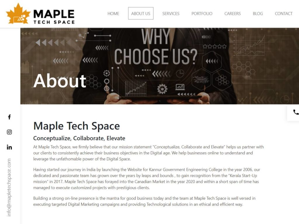 About Maple Tech Space