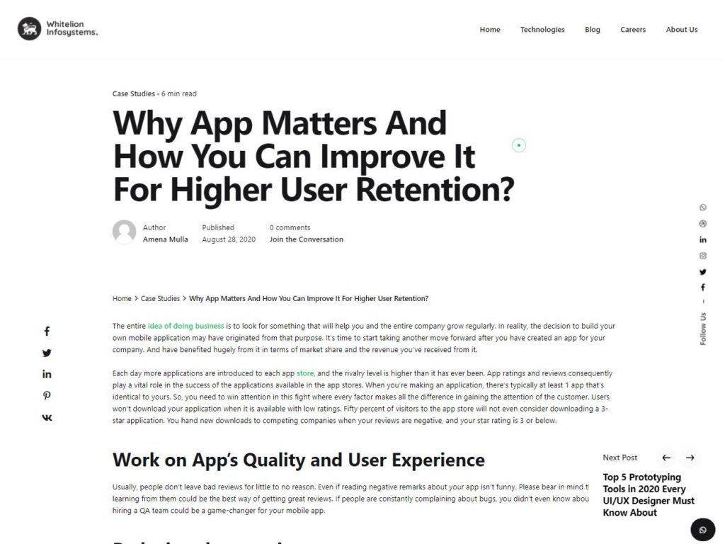 Why App Matters