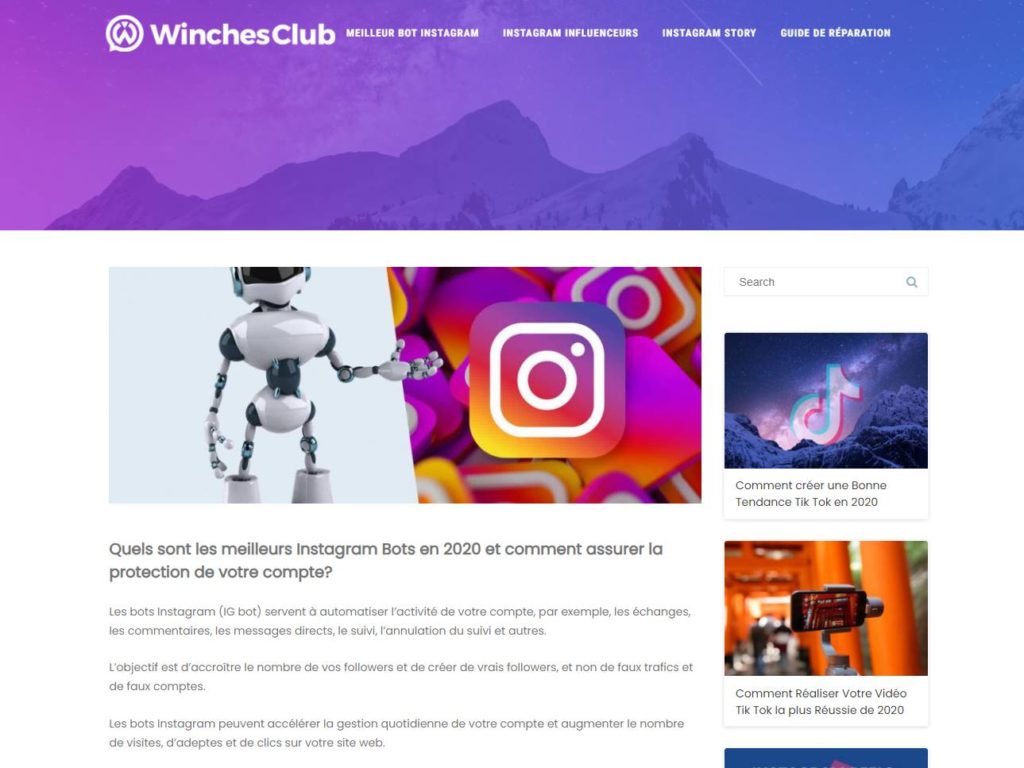WinchesClub Bot Instagram