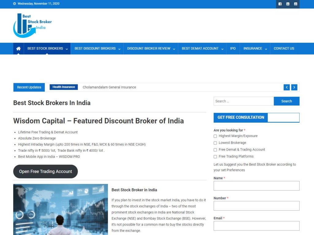 Best Stock Broker India