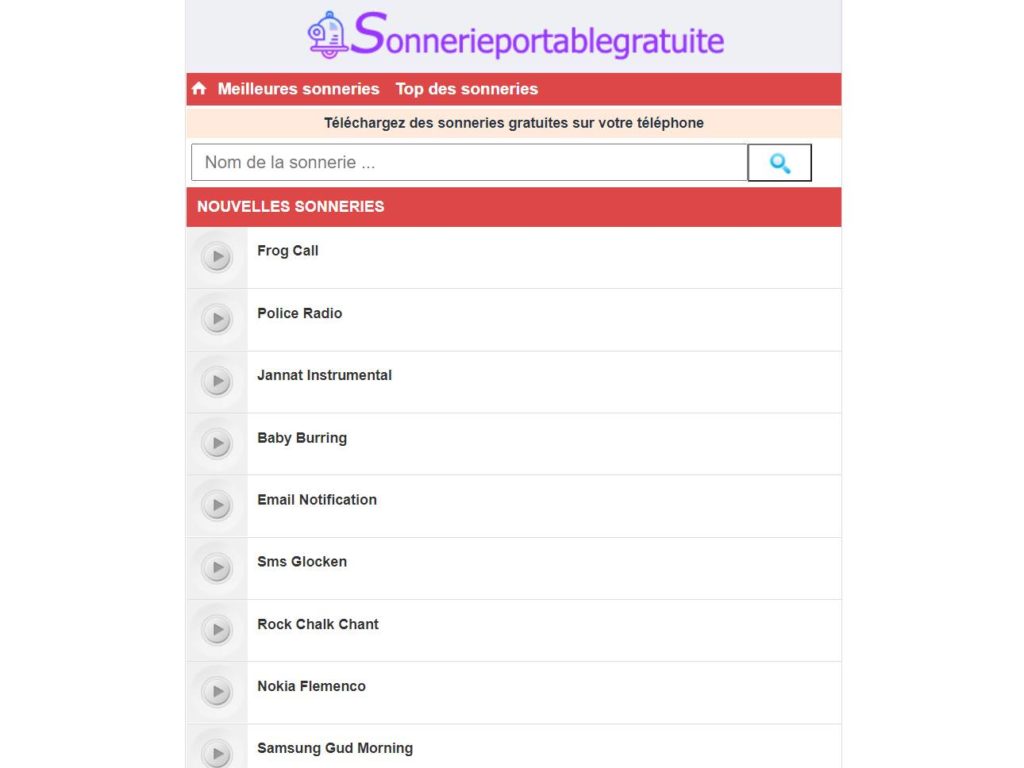 Sonnerieportablegratuite mobi