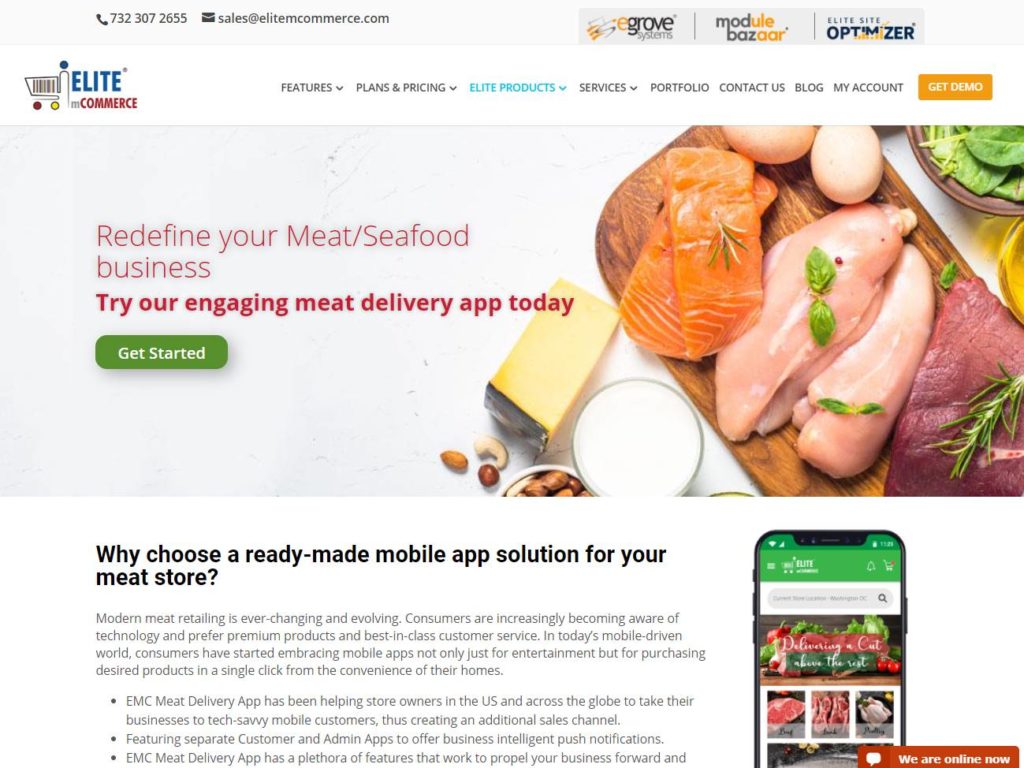 Elitemcommerce Meat Delivery App