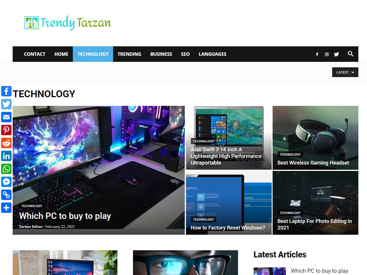 Trendy Tarzan Technology