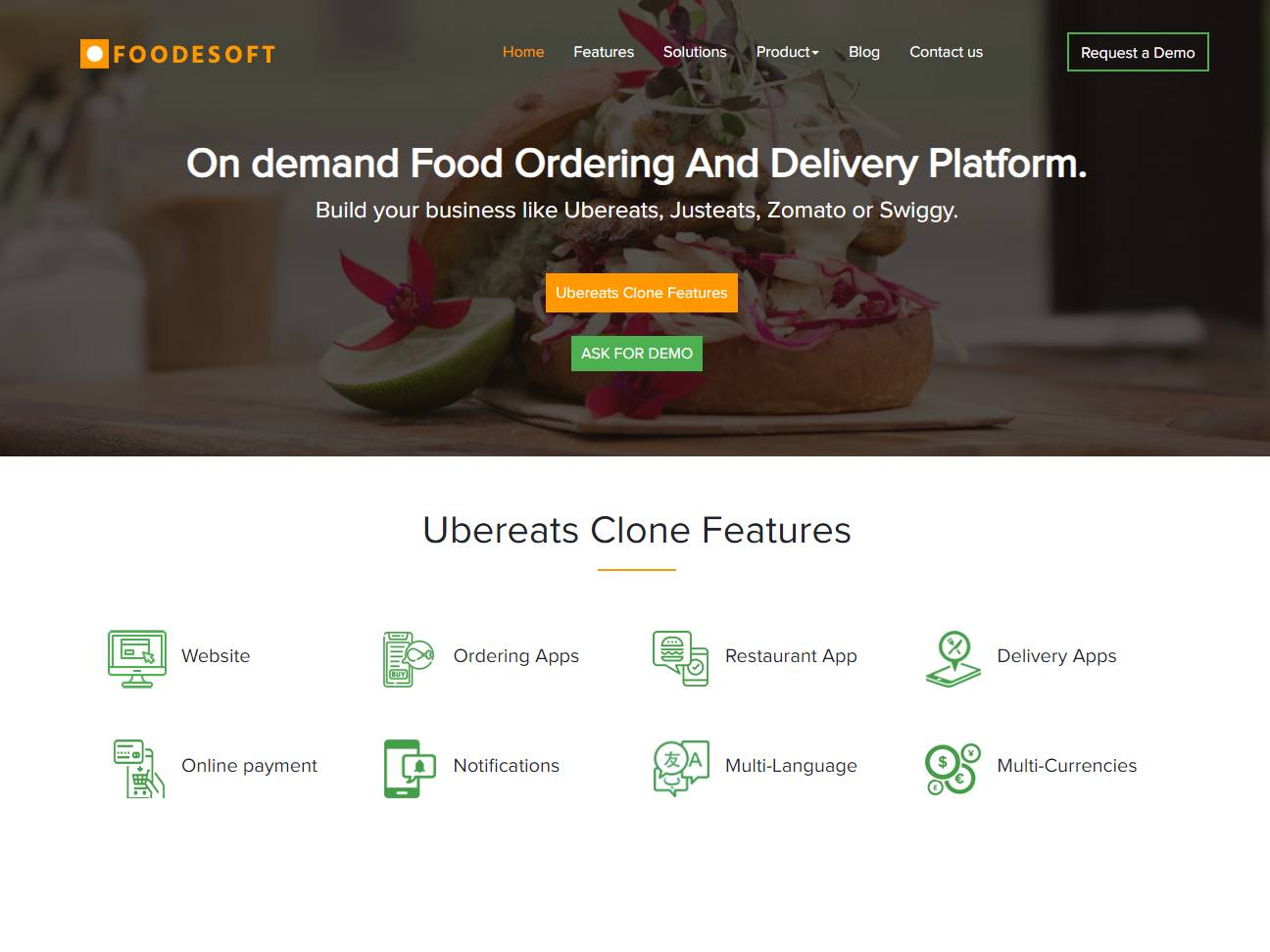 Foodesoft - UberEats Clone