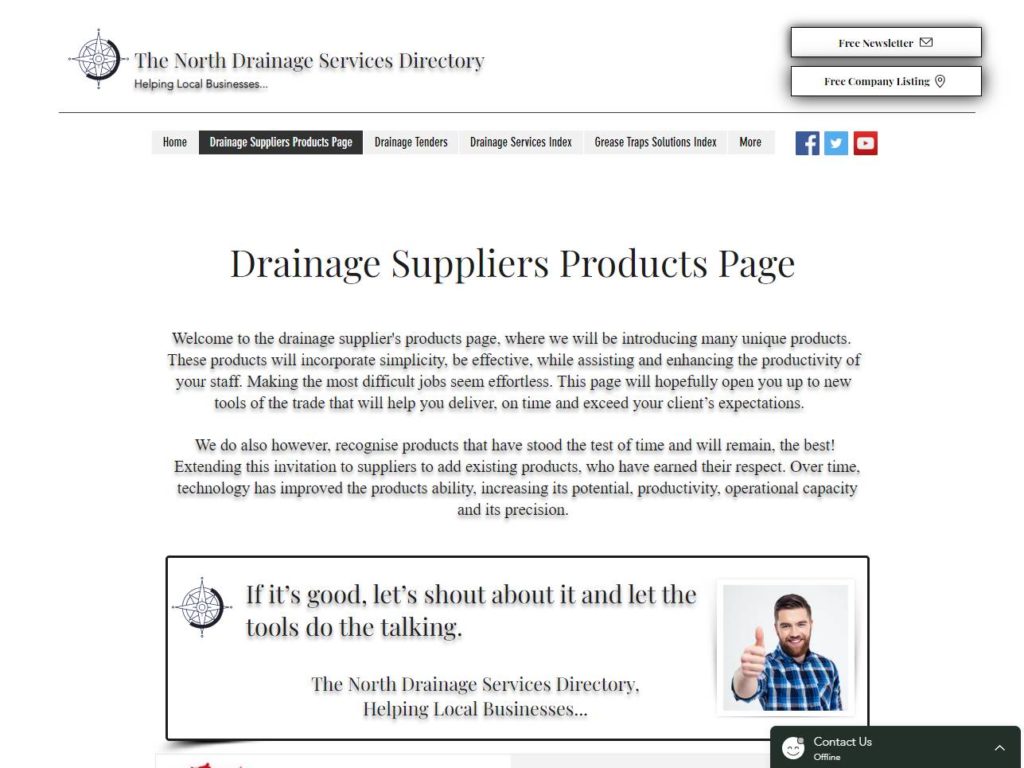 The North Drainage Services Directory