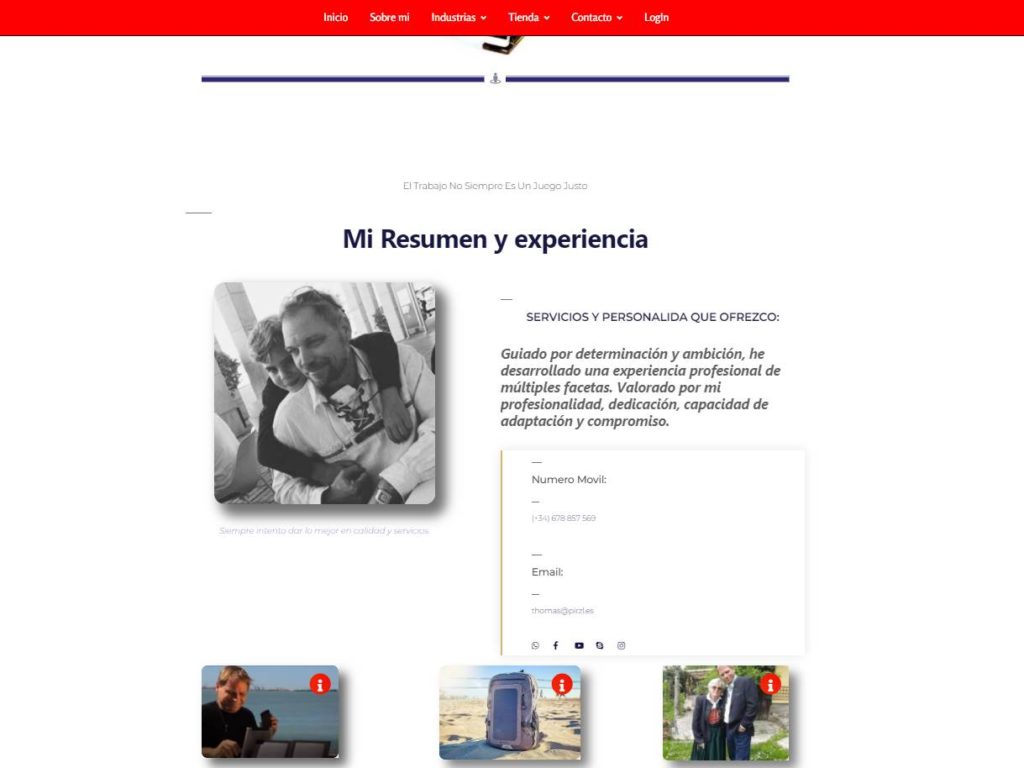 Thomas Pirzl Experiencia