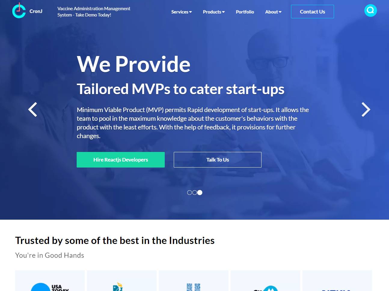 Cronj ReactJS