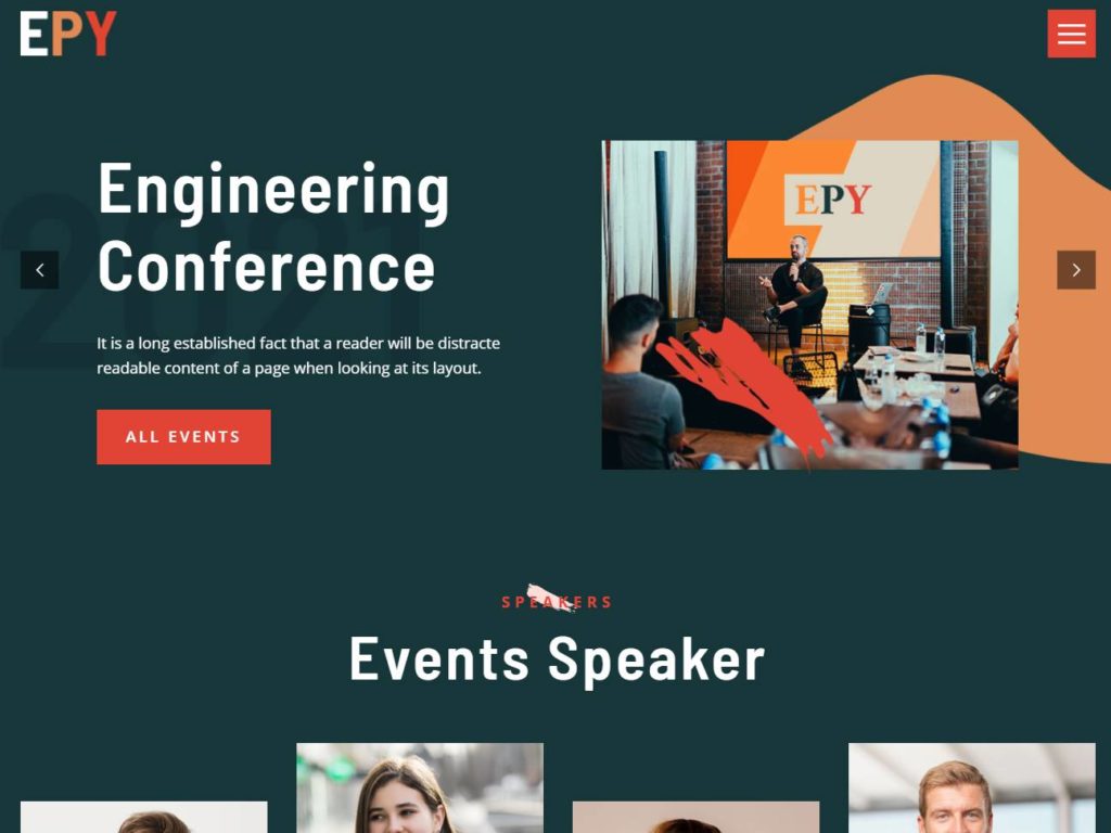Epy Event Conference WordPress Theme