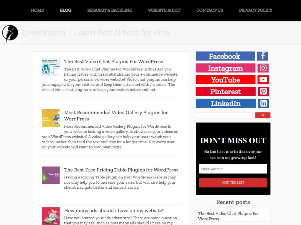 CrowVision Blog