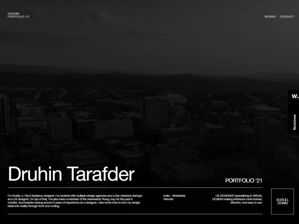 Druhin - Portfolio ‘21