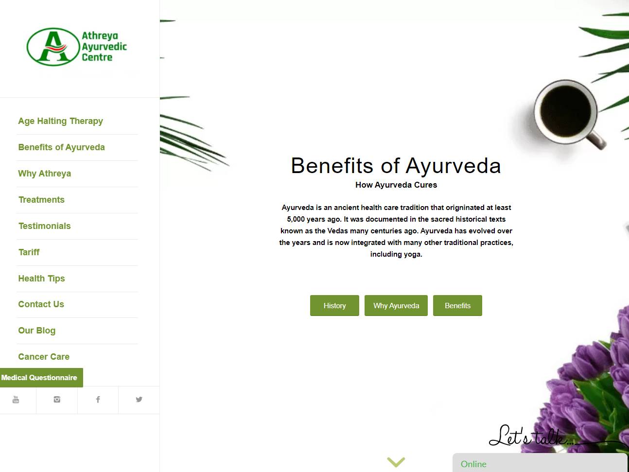 Athreya Ayurvedic Centre Benefits