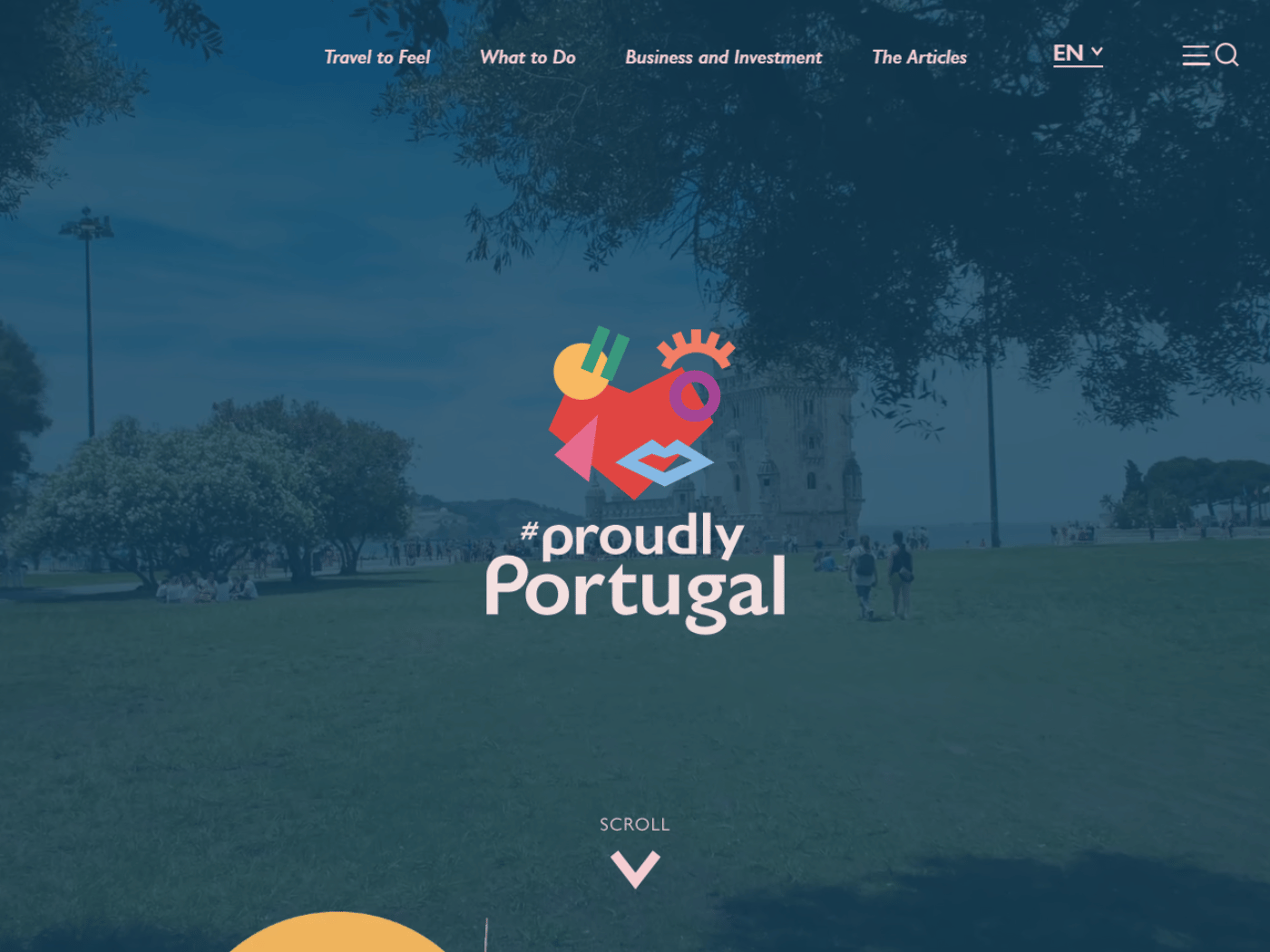 Proudly Portugal site gallery design awards winner